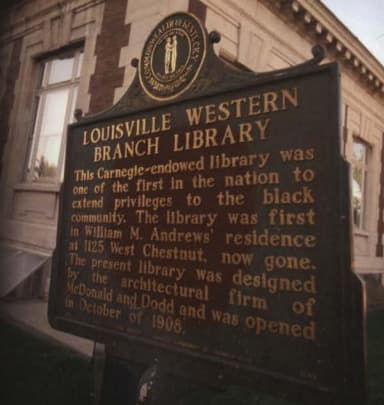 Landmark sign outside Western