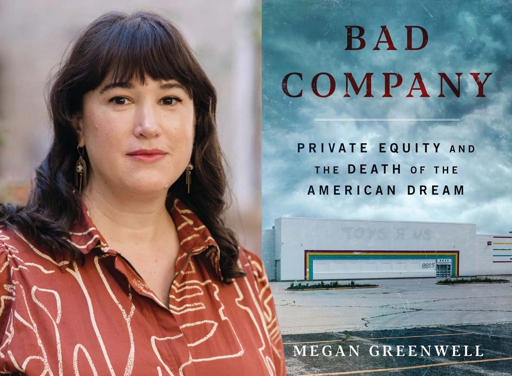 Megan Greenwell with her book Bad Company