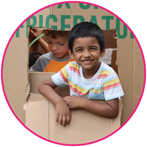 Kid in a box 