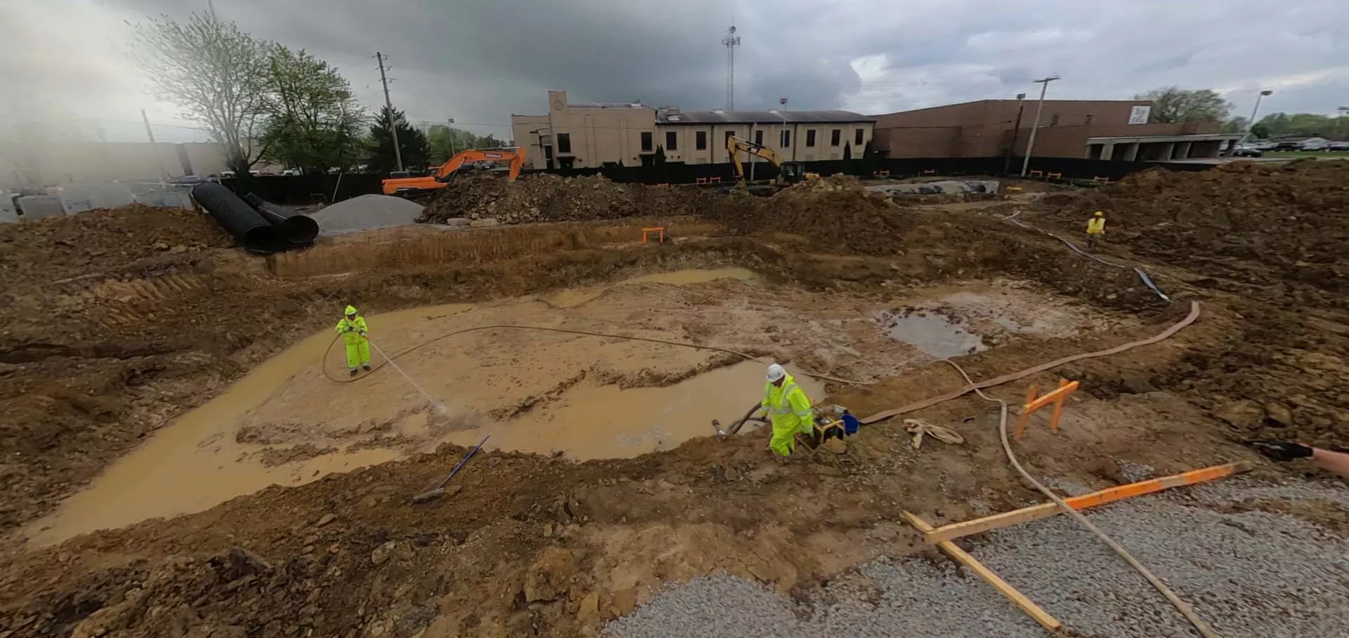 Site being cleared for the Fern Creek Library
