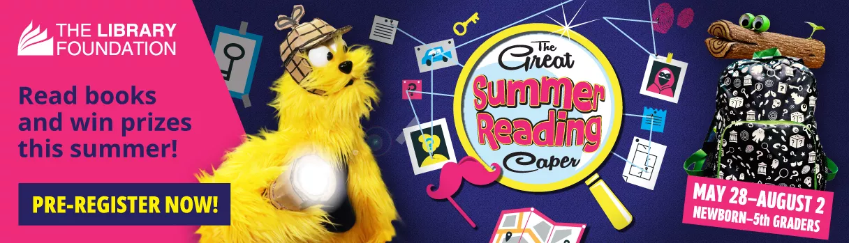 Gorp and Stick in the Summer Reading 2025 Program for Kids