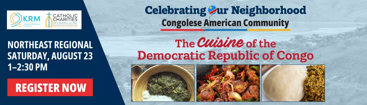 Various Congolese dishes