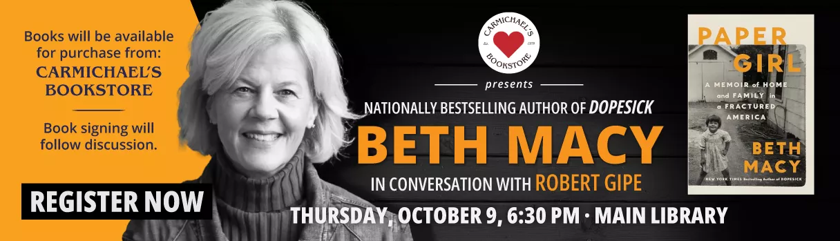 Beth Macy in conversation with Robert Gipe