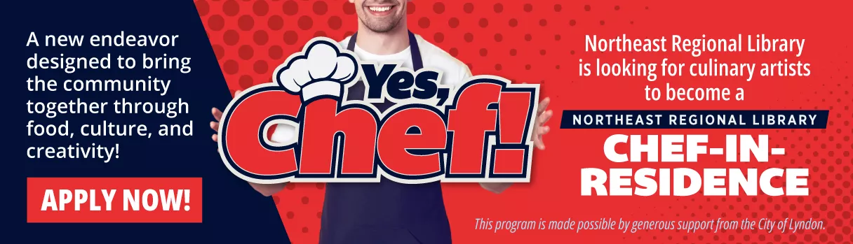 Person holding a Yes Chef sign