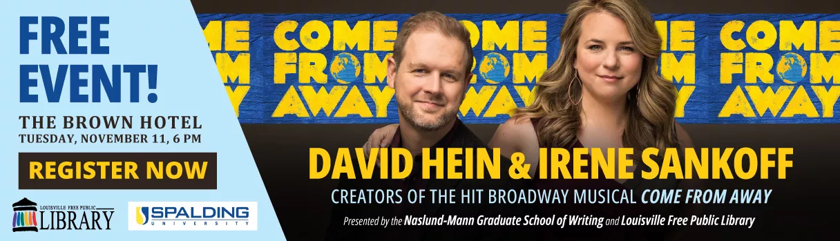 Irene Sankoff and David Hein, creators of the hit Broadway musical Come From Away
