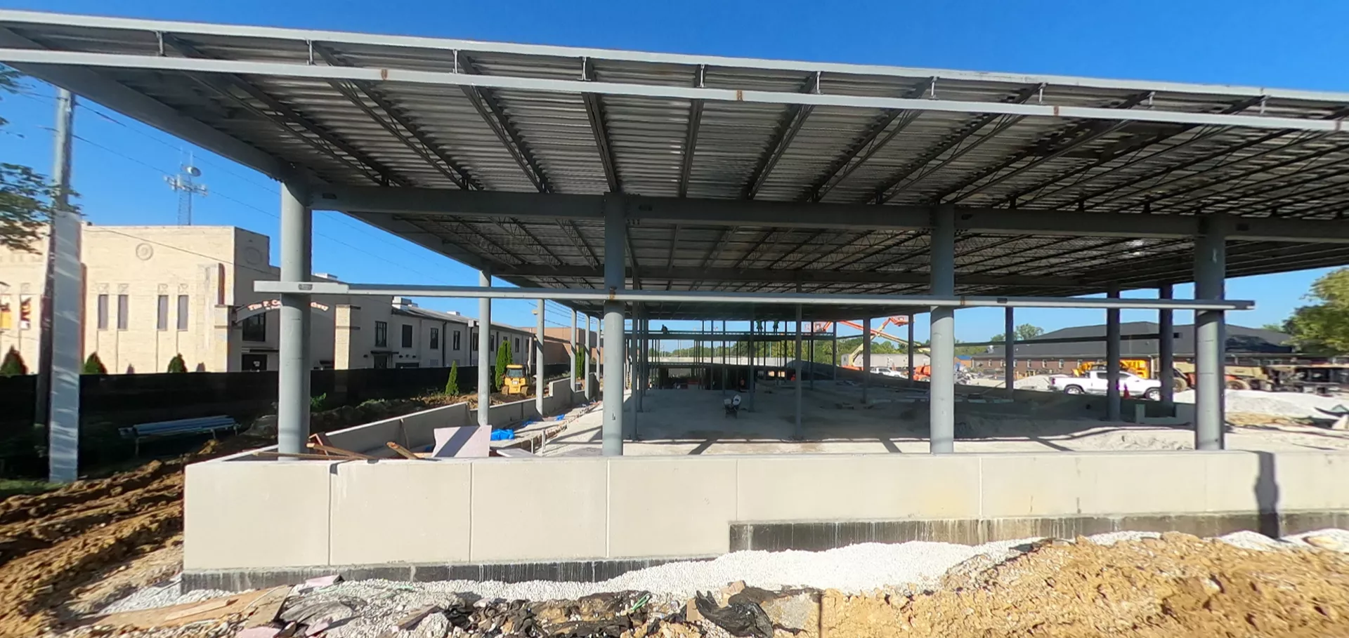 External picture of metal structures