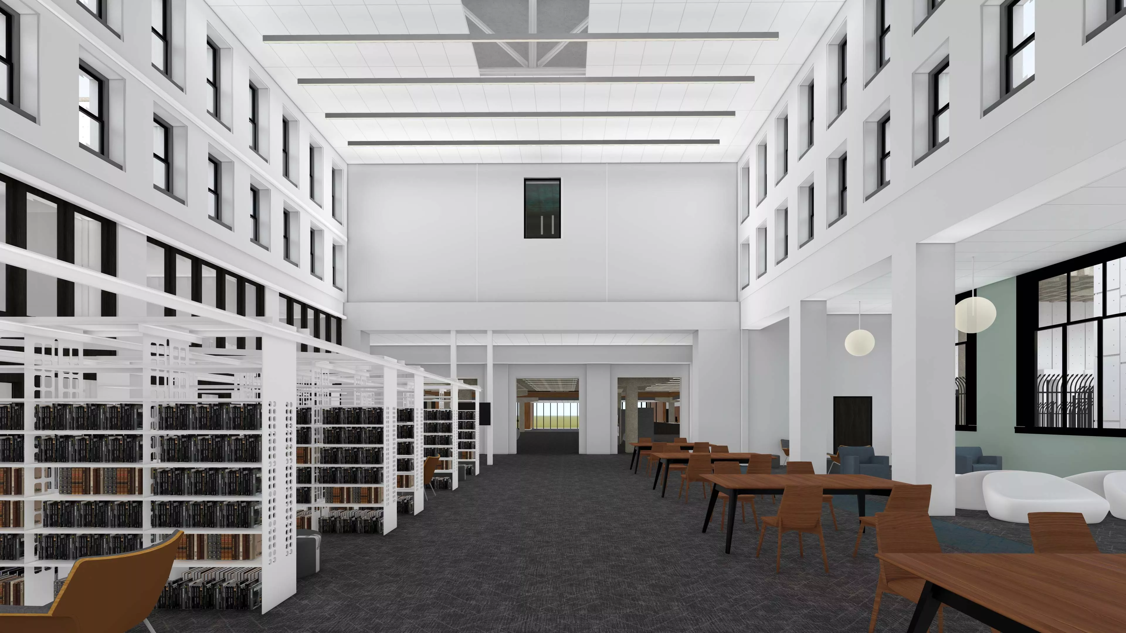 Stacks opened area view