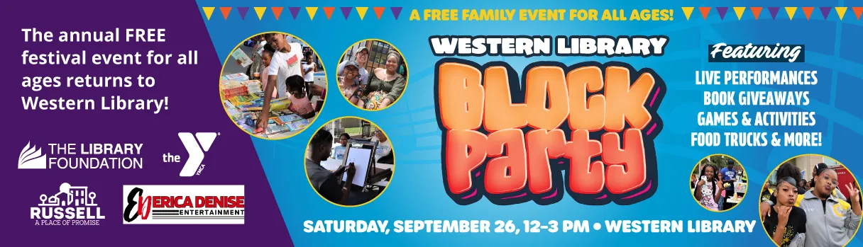 Western Block Party on Saturday, September 26, 12-3 PM