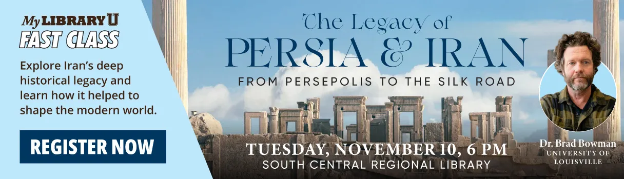 Dr. Brad Bowman and Persian structures in the background